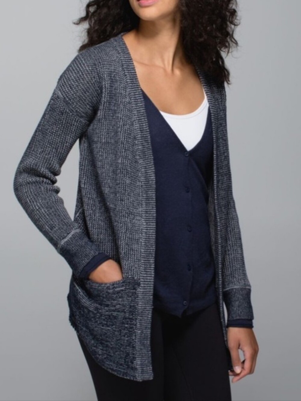 Lululemon Vestigan Heathered Women's Cardigan Vest Sweater